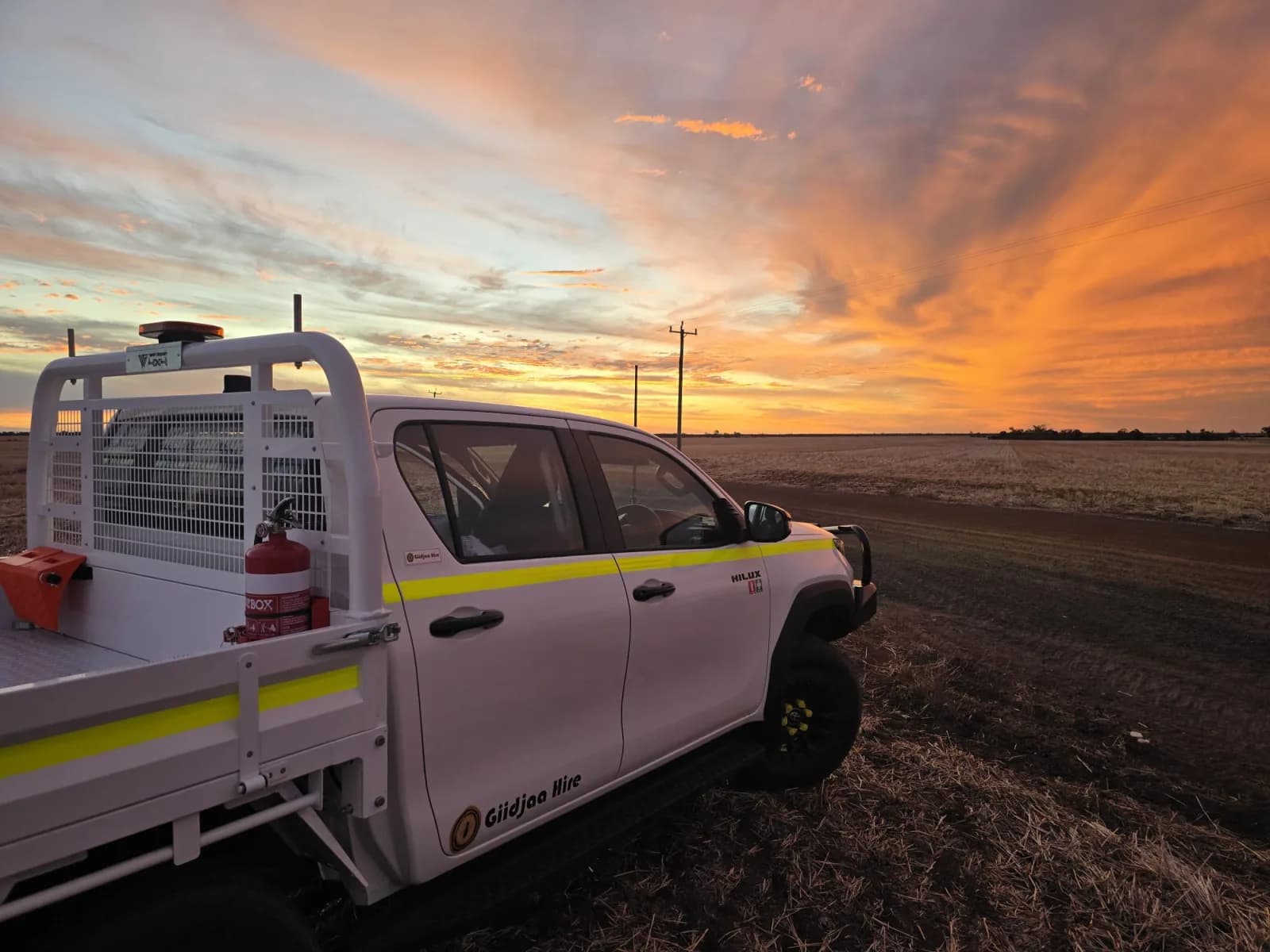 Giidjaa Hire site vehicle fleet