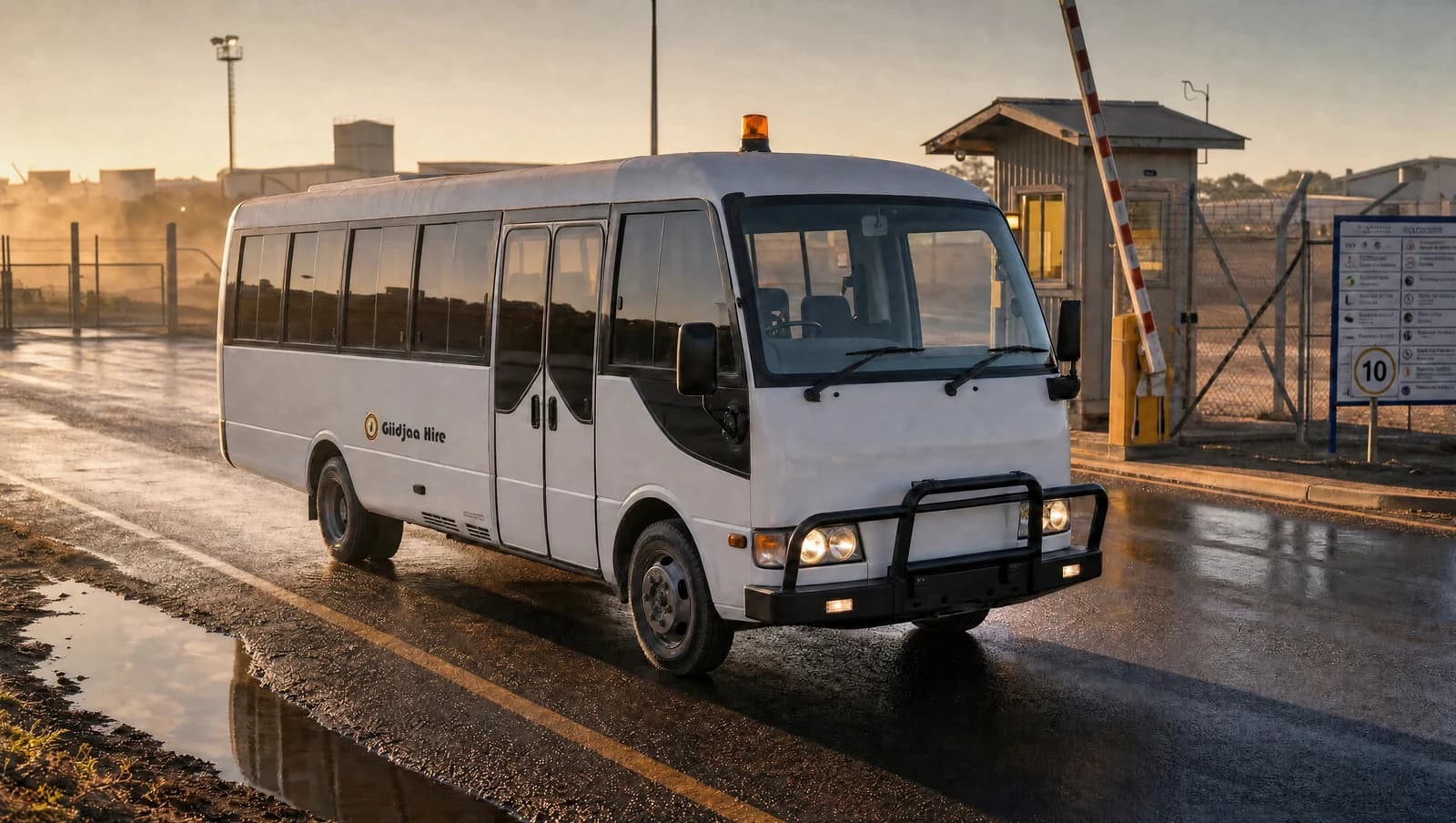 18-Seat Mine Spec Bus — 2WD Diesel vehicle for hire