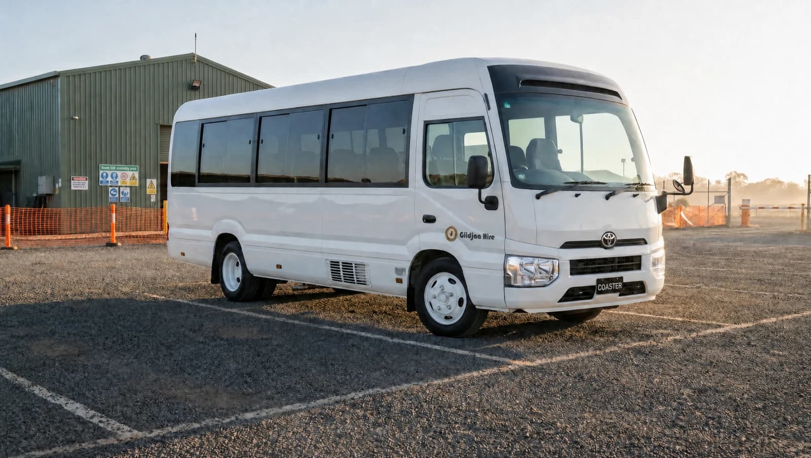 Toyota Coaster 22-Seat Bus — 2WD Diesel vehicle for hire