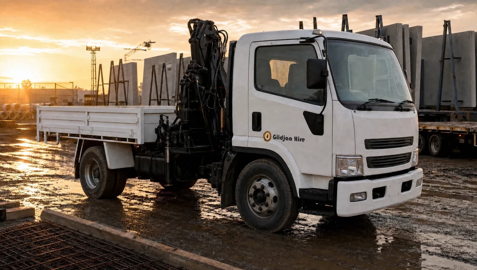 Crane Truck — 4x2 Diesel vehicle for hire