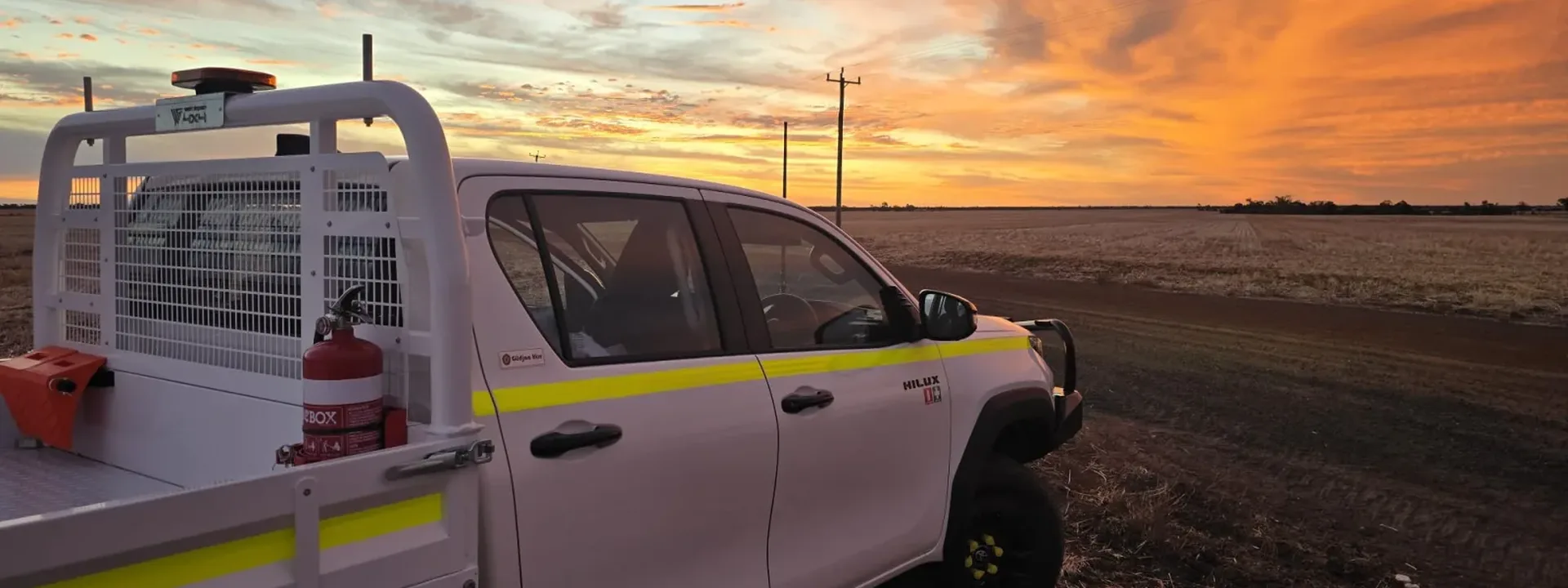 Fleet of mine spec utes fitted and prepared for site delivery