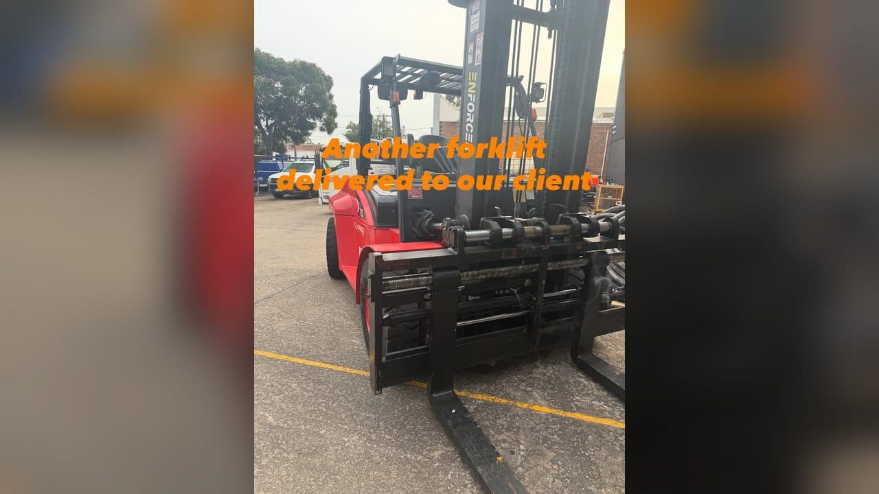 Another forklift delivered