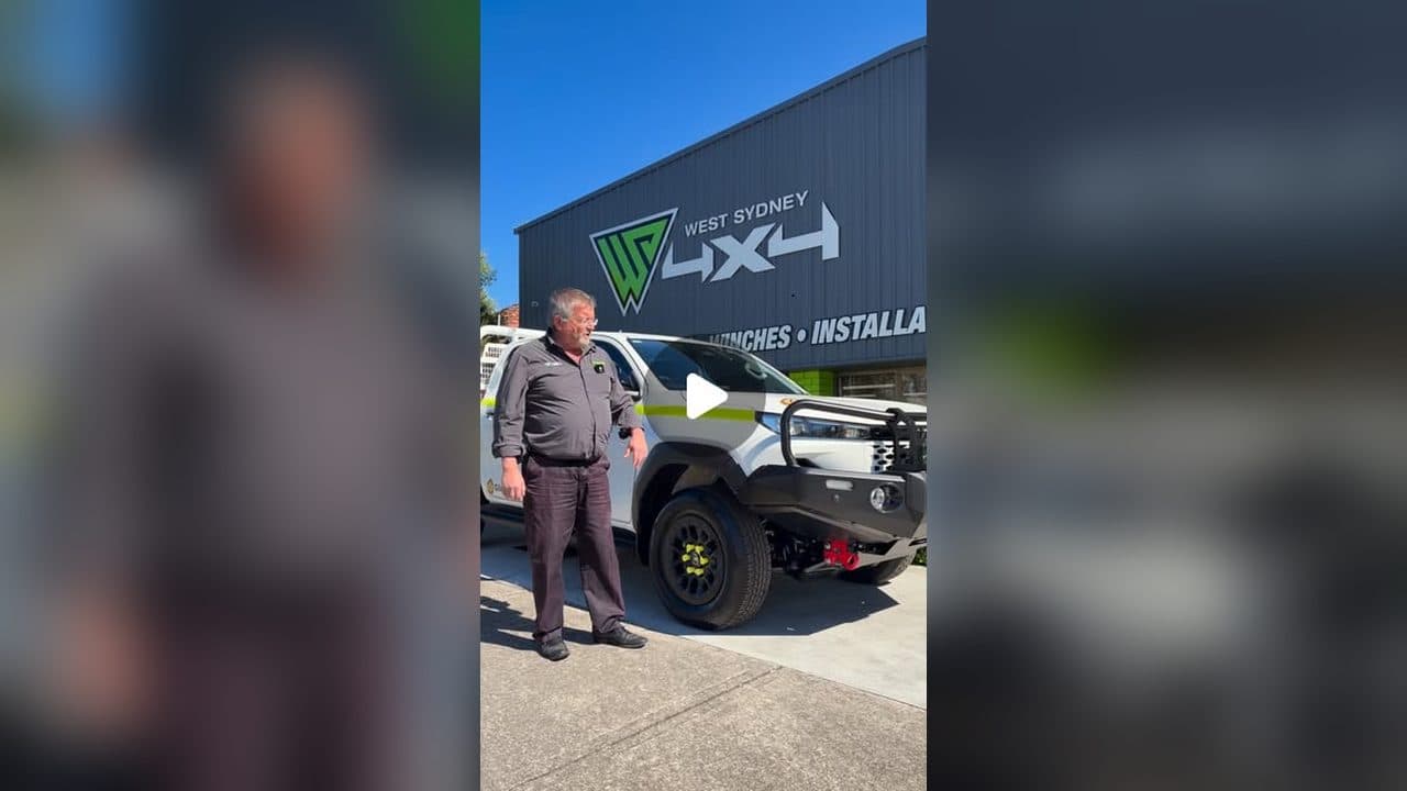 A fully equipped mine spec Hilux build