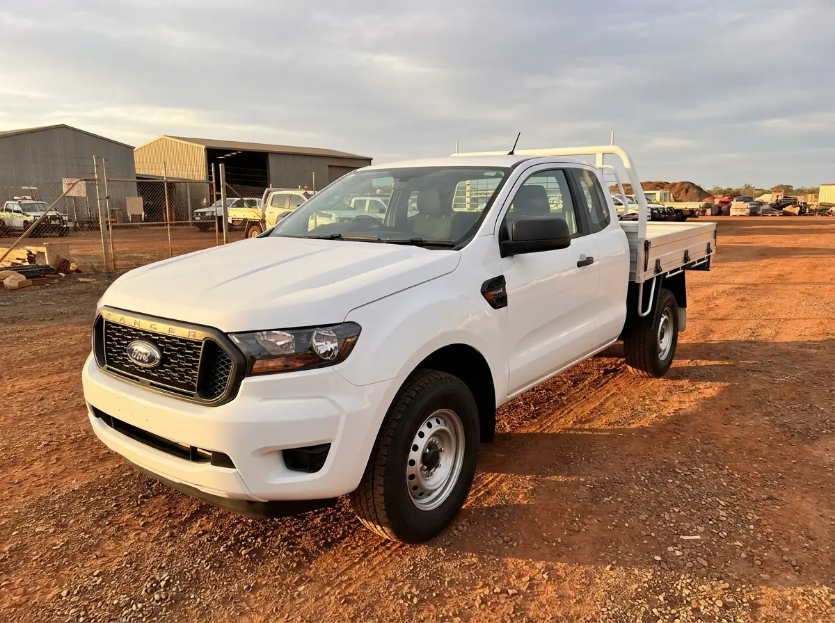 Mine spec Ford Ranger fitted and stickered for site delivery